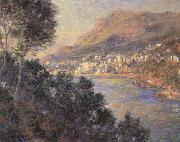 Claude Monet Monte Carlo seen from Roquebrune oil painting reproduction
